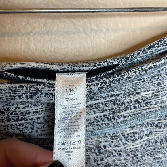 Ivivva Lululemon Rhythm Crackled Texture Tights Size 14 - Picture 5 of 7
